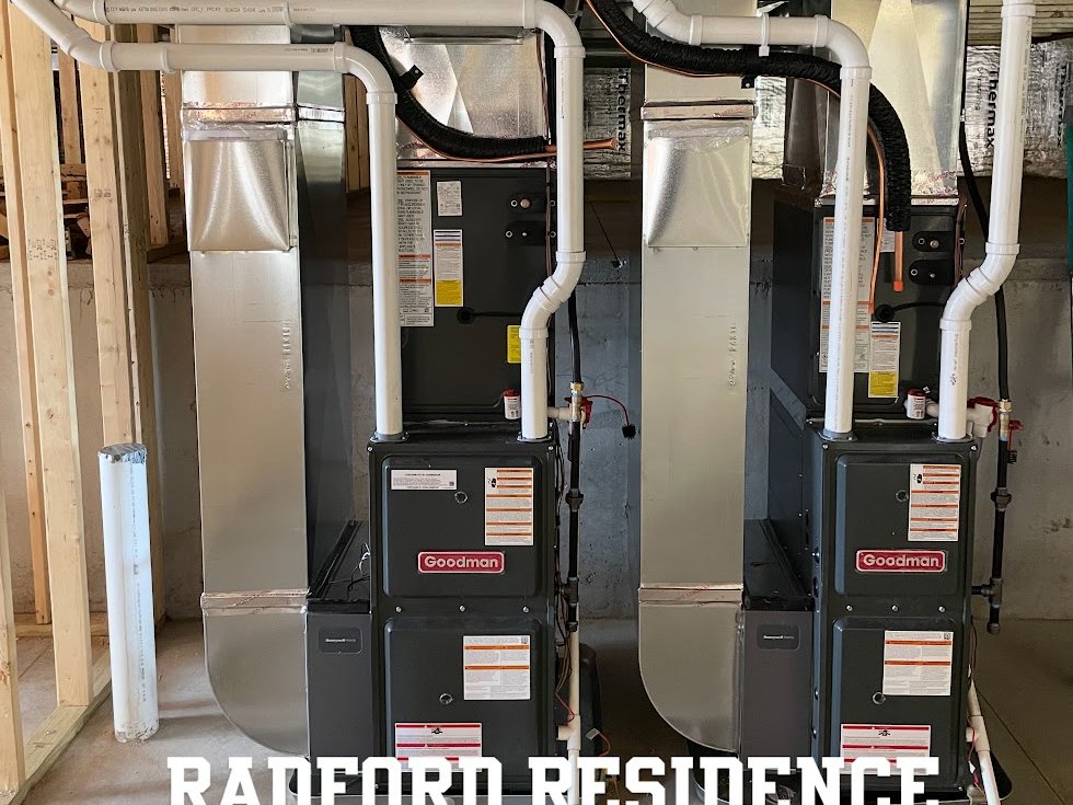 Twin furnaces and new trunk lines at a custom build